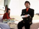 Minako in the hospital with her boss
