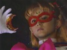 Sailor V with her crescent moon item