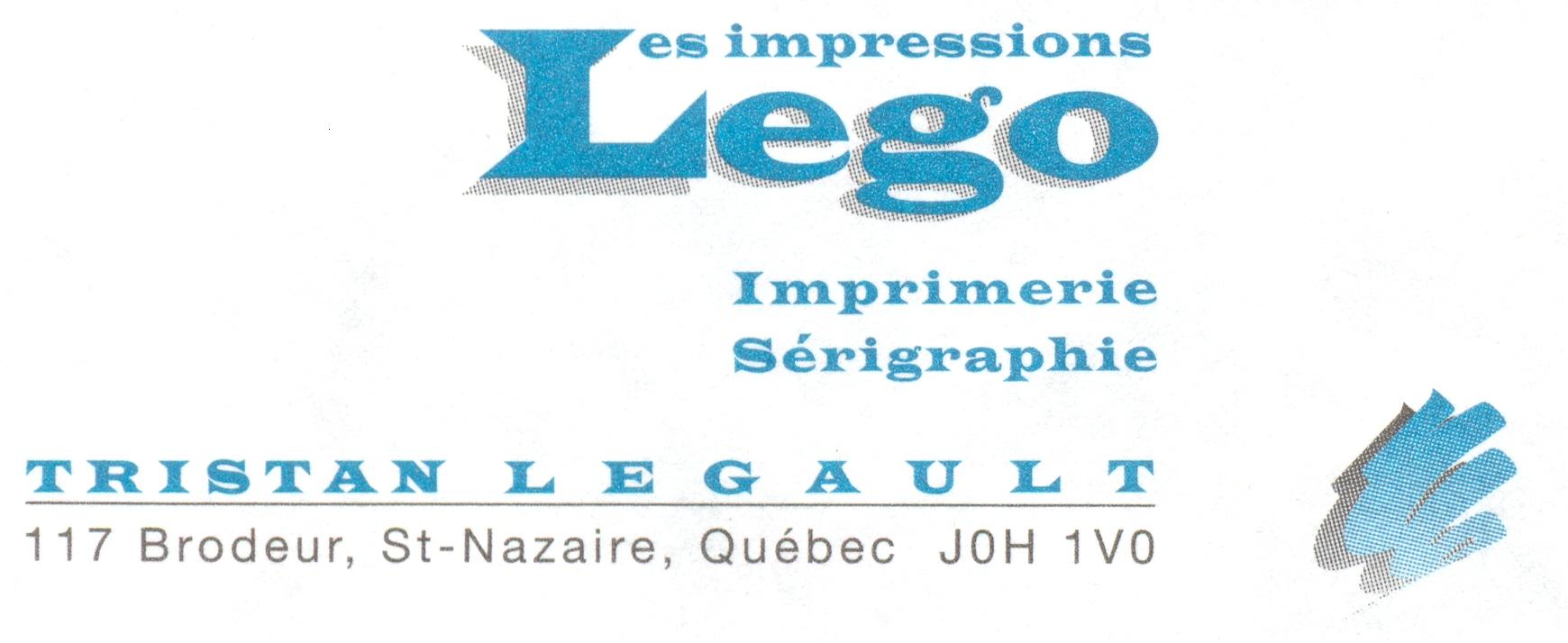 Imprimerie Lego