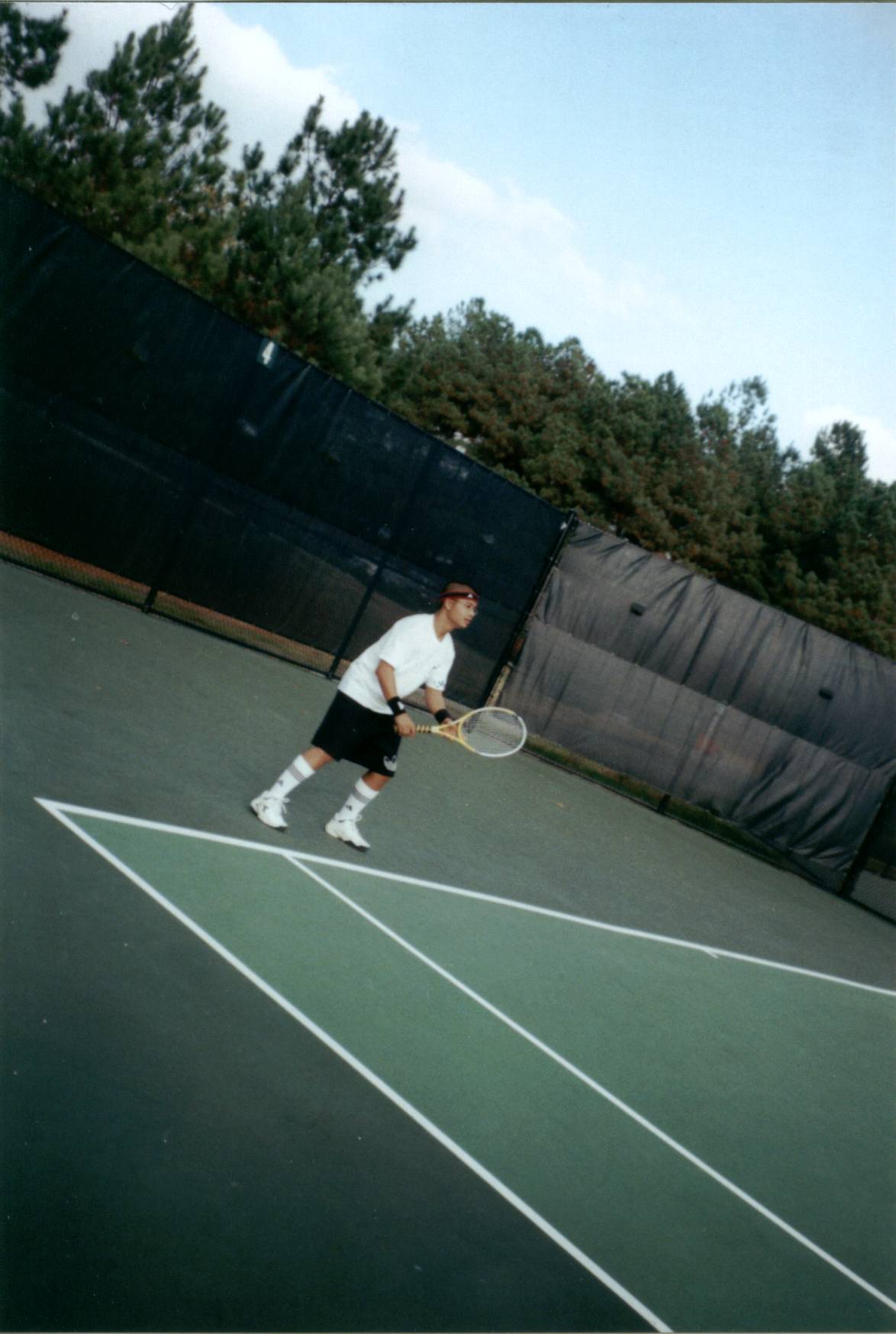 Marvin ready to receive serve