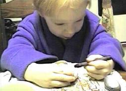 Yes, he IS lefthanded ;o)