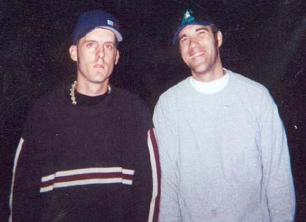 At a rave in 1998.