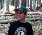 Tyler 
at Little Joe Lake, Thursday