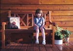 Hannah at Grandparents