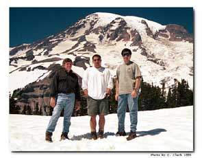 Us at south side of Mt. Rainier