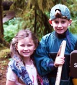 Tyler and Rachel in Olympic N.P. 7/99