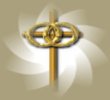 Image-
Christian Wedding Rings on the Cross