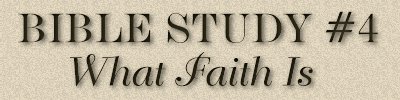 Bible Study #3, Repentance From Dead Works