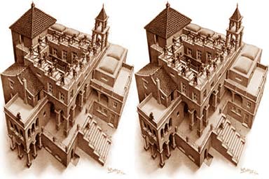 Escher in stereo