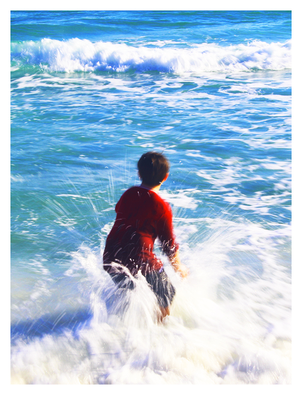 boy in water
