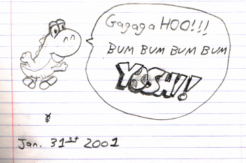 Justin's Yoshi Pic