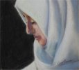 Girl in a Blue Scarf