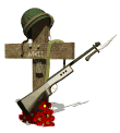 Cross with Dogtags