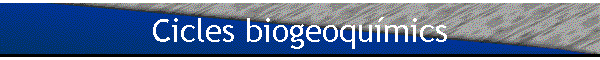 Cicles biogeoqu�mics
