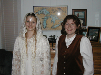 Galadriel and Frodo