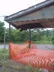 This canopy was added later as plywood was not around in 1886