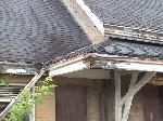 Decay on eves on front of station