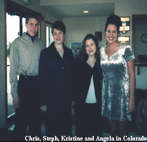 Chris, Steph, Kristine and Angela in Colorado