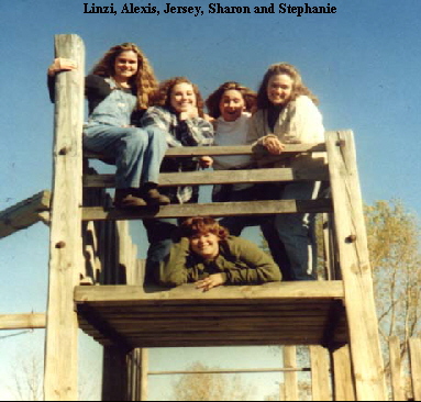 Linzi, Alexis, Jersey, Sharon and Stephanie