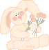 Bunny with Flower