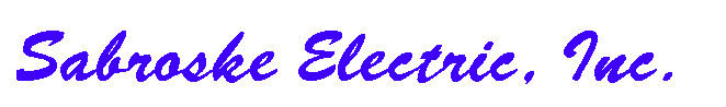 SABROSKE ELECTRIC, INC.