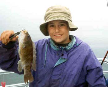 Steph's first fish