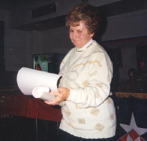 Lois with papers