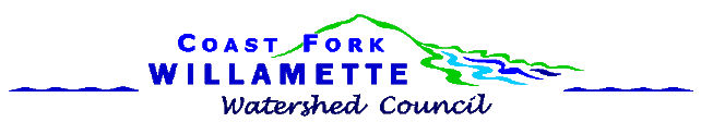 Welcome to the Coast Fork Willamette Watershed Council