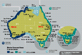 BOM Coastal forecast areas