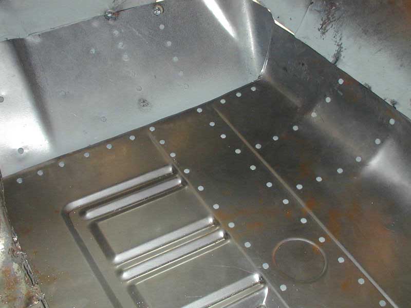 floorpan replacement how to weld sheet metal