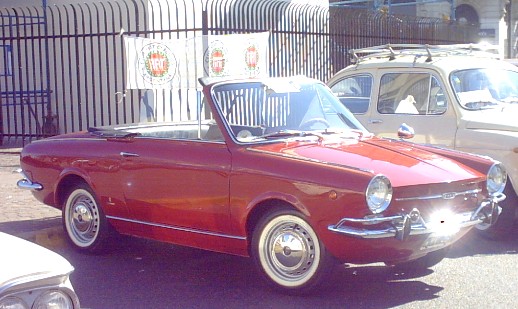 Fiat 800 Spyder - Encuentro Club Fiat de Argentina, Obelisco, 12 de noviembre de 2005