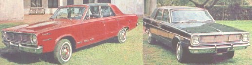 Valiant IV GT y Coronado