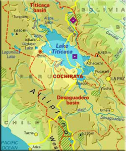 Lake Titicaca is the highest lake in the world
