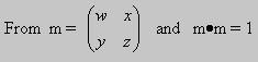 form of a biquaternion