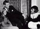 With Helen Chandler and Katharine Hepburn in "Christopher Strong" (1933)