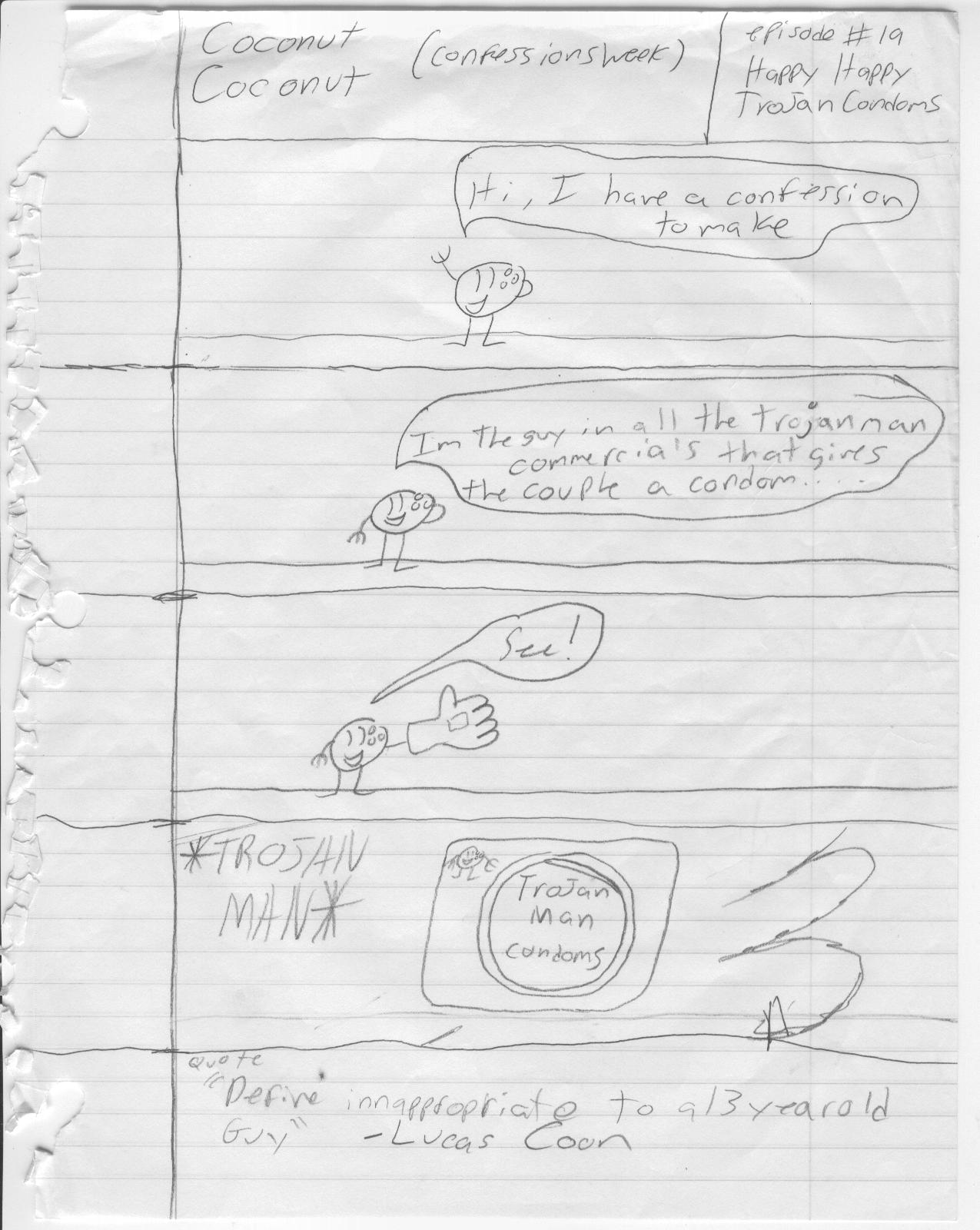 Confessions week begins...This one was one of my favorites...the idea how you would never expect it...