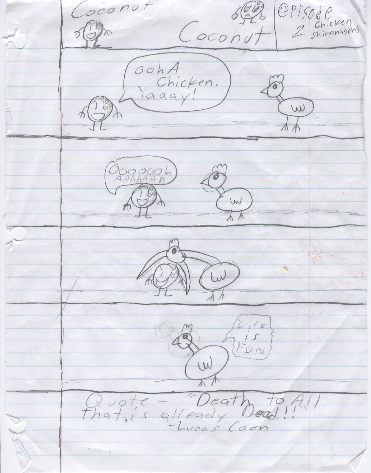 I did this one for Amanda....She loves chickens!