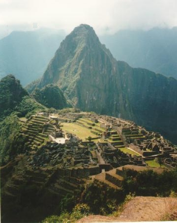 Machu-Picchu: citadel with Huayna Picchu in the background. Photo by Cheryl
