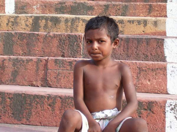 An Indian child in Delhi