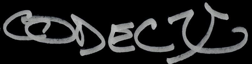 That's the official CODECX signature.