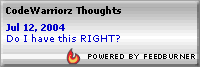 CodeWarriorz Thoughts