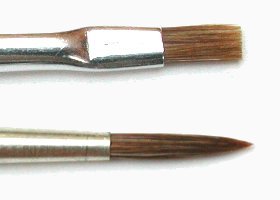 Pincel oreja de buey claro