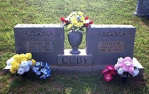 Headstone for Dan & Stella Cody