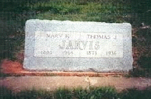 Headstone for Mary Katherine Cody Jarvis