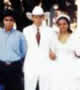 Foto 104 - Helton e sua parceira, Reginaldo e Mislene, Praça Cívica - Aano 2002