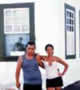 Foto 180 - Helton e Hyara em frente a casa de Cora Coralina - Excurs&atilde;o para Balne&aacute;rio Santo Ant&ocirc;nio em  Goi&aacute;s Velho - Ano 2000
