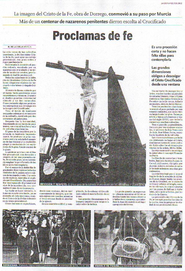 Diario La Verdad, 24.3.2002