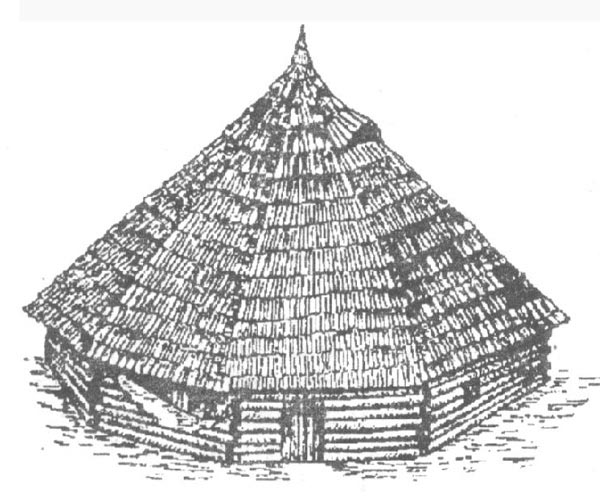 Reconstruction of Dacian dwelling (2)