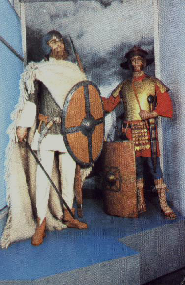 Capatenie daca si soldat roman