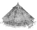 Reconstructie de locuinta dacica (1)